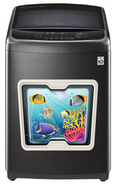 Decal trang trí máy giặt số 6 -